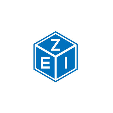 ZEI letter logo design on white background. ZEI creative initials letter logo concept. ZEI letter design.
