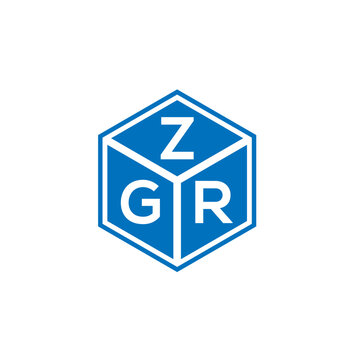 ZGR letter logo design on white background. ZGR creative initials letter logo concept. ZGR letter design.
