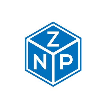 ZNP letter logo design on white background. ZNP creative initials letter logo concept. ZNP letter design.
