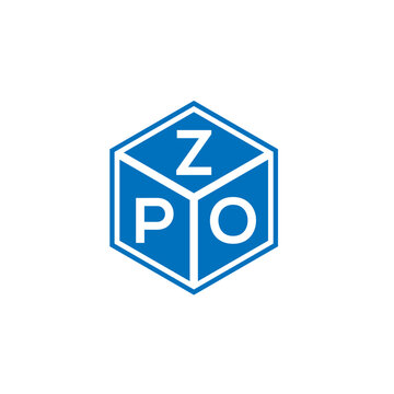 ZPO letter logo design on white background. ZPO creative initials letter logo concept. ZPO letter design.
