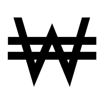 korean currency icon