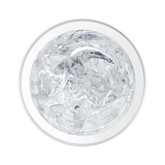 グラスに入った水のイラスト リアル