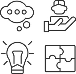 Teamwork pixel perfect linear icons set. Healthy environment in workplace. Business development. Customizable thin line symbols. Isolated vector outline illustrations. Editable stroke