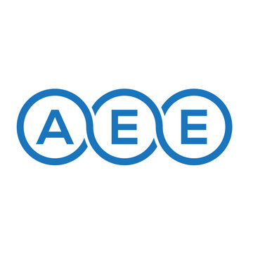 AEE letter logo design on white background. AEE creative initials letter logo concept. AEE letter design.

