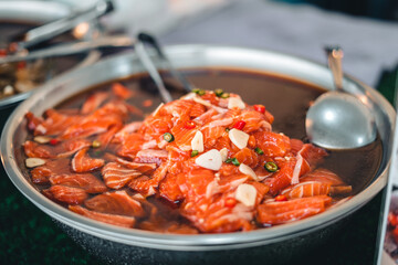 Street food in the market