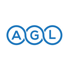 AGL letter logo design on white background. AGL creative initials letter logo concept. AGL letter design.
