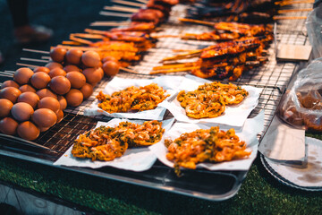 Street food in the market