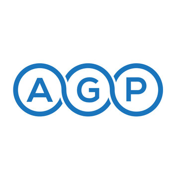 AGP letter logo design on white background. AGP creative initials letter logo concept. AGP letter design.
