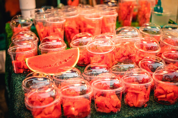 Street food in the market