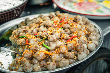 Street food in the market