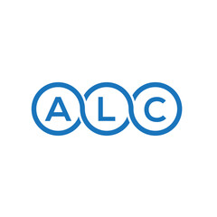 ALC letter logo design on white background. ALC creative initials letter logo concept. ALC letter design.
