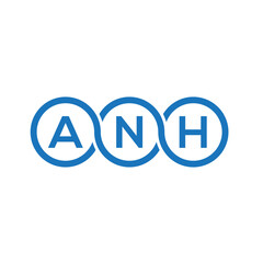 ANh letter logo design on white background. ANh creative initials letter logo concept. ANh letter design.
