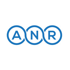 ANR letter logo design on white background. ANR creative initials letter logo concept. ANR letter design.
