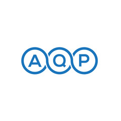 AQP letter logo design on white background. AQP creative initials letter logo concept. AQP letter design.

