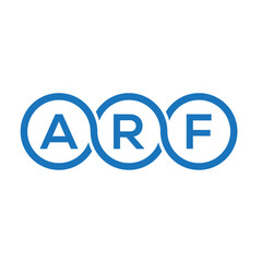 ARF letter logo design on white background. ARF creative initials letter logo concept. ARF letter design.
