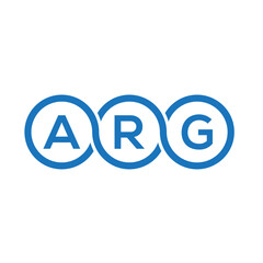 ARG letter logo design on white background. ARG creative initials letter logo concept. ARG letter design.

