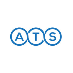 ATS letter logo design on white background. ATS creative initials letter logo concept. ATS letter design.
