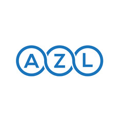 AZL letter logo design on white background. AZL creative initials letter logo concept. AZL letter design.
