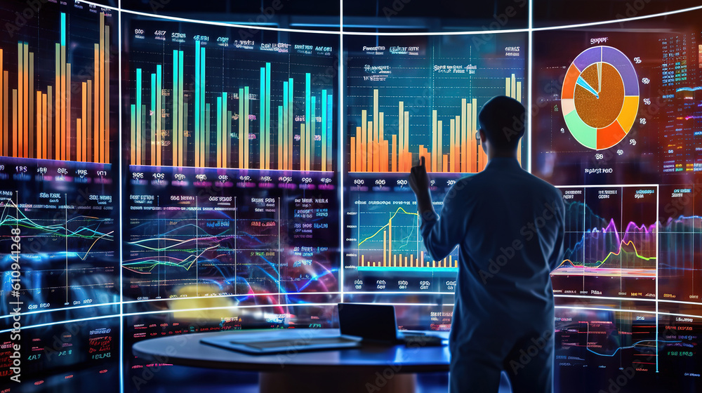 Poster data science and data analysis computation on server cpu or gpu. generative ai