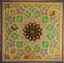 Fototapeta na wymiar gemontical pattern of the bukhara