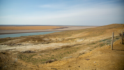 plain dry lands of uzbekistan