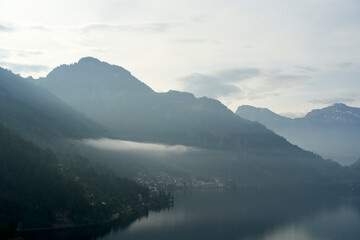 Alps, Clouds and Lakes