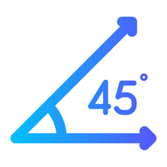 angle gradient icon