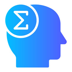 brain gradient icon