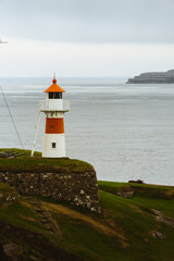 Fototapeta na wymiar lighthouse on faroe island