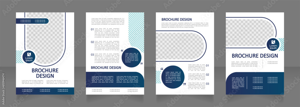 Poster scientific laboratory and researching blank brochure design. template set with copy space for text. 
