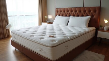 hotel whit soft mattress - generative AI