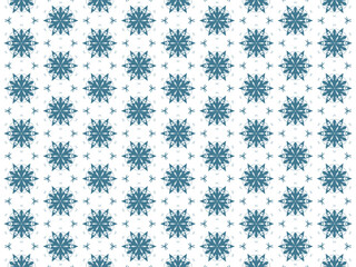 seamless pattern with snowflakes