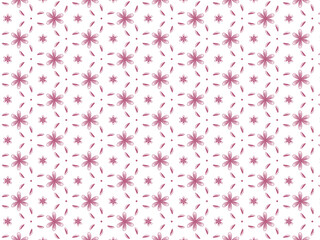 seamless pattern with pink flowers