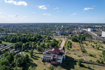 The city of Brest from a height	
