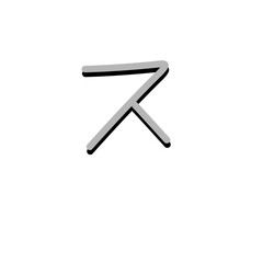 Katakana Japanese vector