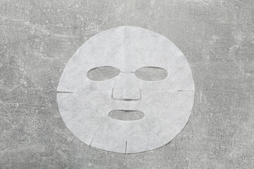 Concept of face and skin care with cosmetic mask