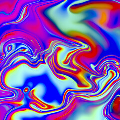 Abstract background multicolored flowing paint