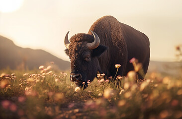 North American wild bison