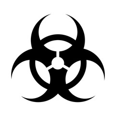 Stylish biohazard symbol  - obrazy, fototapety, plakaty