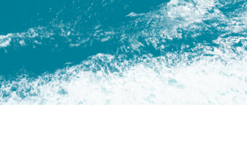 Blue water with ripples on the surface with sand sea beach transparent blue water ripple surface texture with splashes and bubbles no background. Water wave with shining pattern texture background.