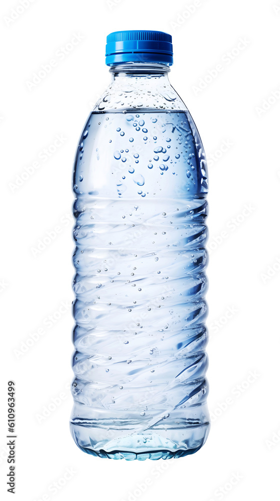 Wall mural water bottle isolated on transparent background. png format