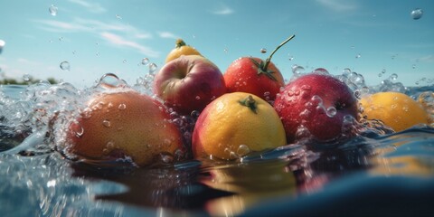 grape background fresh healthy green fruit food strawberry water vitamin drop. Generative AI.