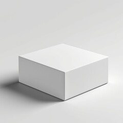 Blank White Box Product Mockup, Blank Mockup for displaying designs, product photography mockup, cube packaging mockup 