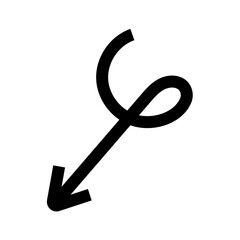 Abstract Line Arrow