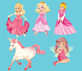 set of princess