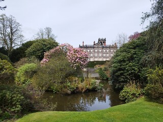 Fototapeta na wymiar English Manor House and Gardens