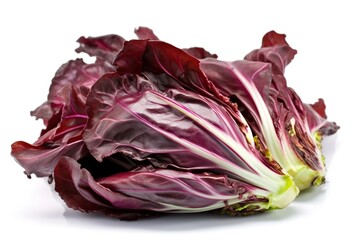Obraz premium red cabbage isolated on white