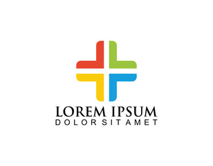 Obraz premium MEDICARE LOGO, HEALTHCARE SIMPLE EDITABLE 