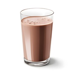 glass of milk with chocolate