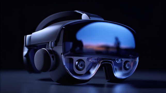 Mixed Reality Goggles, Headset, AR, VR, Futuristic Design, Augmented Reality, Virtual Reality